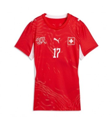 Schweiz Ruben Vargas #17 Hjemmebanetrøje Dame VM 2026 Kortærmet